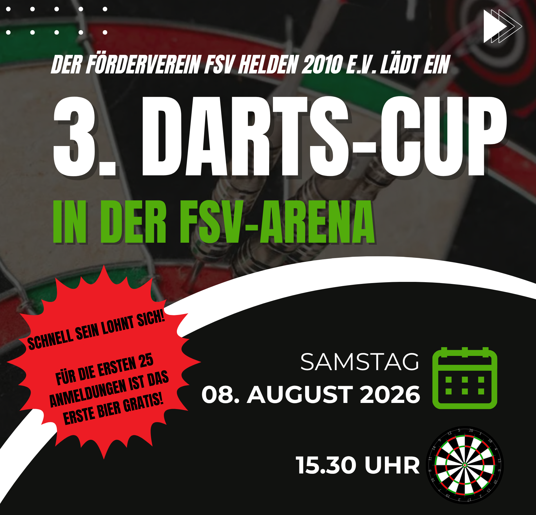 3. Darts-Cup FSV Helden